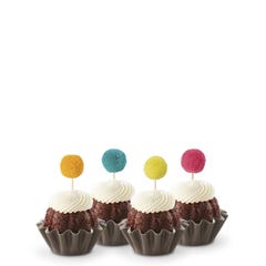 Chocolate Chocolate Chip Confetti Pom Poms Bundtinis®