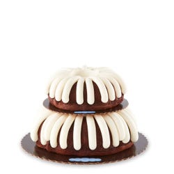 An 8" over 10" Bundt Cake crowned with our signature cream cheese frosting.
