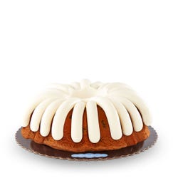 8" Gluten Free Chocolate Chip Bundt Cake with signature frosting