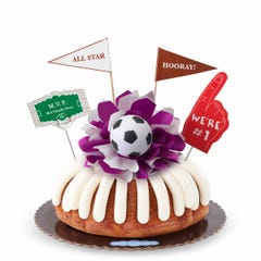 Limited Time Flavor! Lemon Raspberry MVP - Soccer Bundt Cake