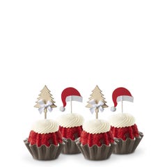 Red Velvet Christmas Trees and Hats Bundtinis®
