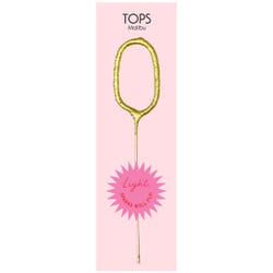 TOPS Malibu "0" Sparkler Candle