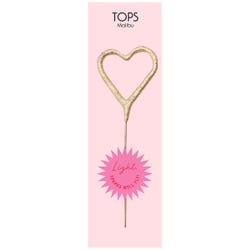 TOPS Malibu "Heart" Sparkler Candle