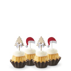 Classic Vanilla Christmas Trees and Hats Bundtinis®