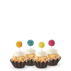 White Chocolate Raspberry Confetti Pom Poms Bundtinis®