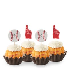 Limited Time Flavor! Lemon Raspberry Baseball Bundtinis