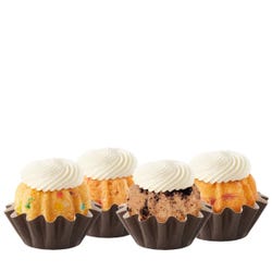Assorted Bundtinis with 3 each of Confetti, OREO Cookies & Cream, Strawberries and Cream, and Lemon Blueberry