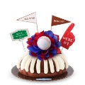 Basketball and Fan Finger Foam Decorated Bundt Cake