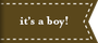 it's a boy!